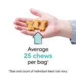 Wiggles & Wags Peanut Butter Chewy Bones Dog Treats 6 OZ - Image 2