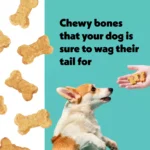 Wiggles & Wags Peanut Butter Chewy Bones Dog Treats 6 OZ - Image 6