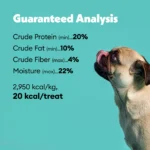 Wiggles & Wags Peanut Butter Chewy Bones Dog Treats 6 OZ - Image 4